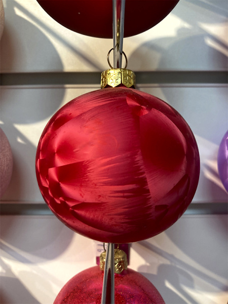 Шар елочный стекл. 8 см, [65]