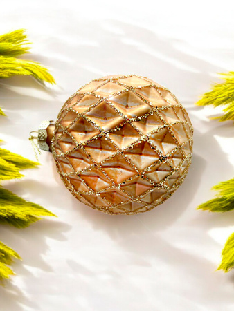Шар елочный стекл. [0195-2]