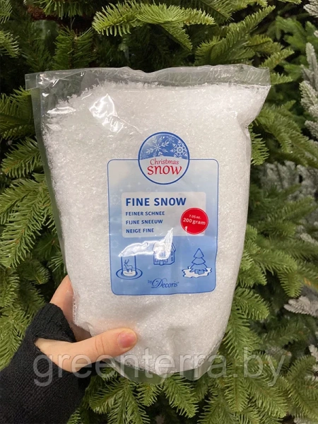 Искусственный снег мелкий 200 гр [470513]