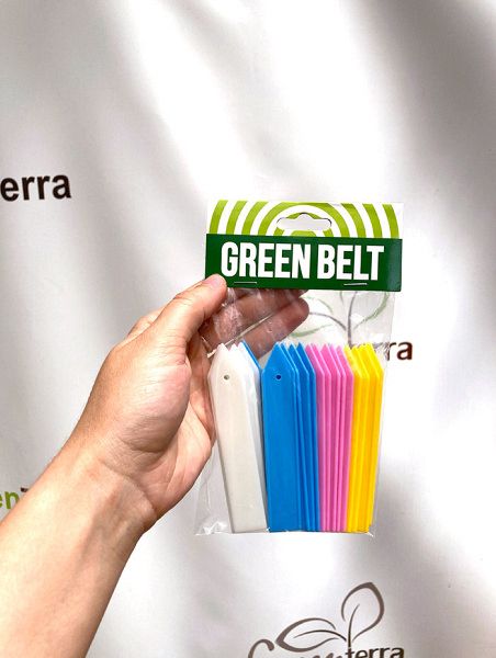 Набор садовых меток с карандашом, уп. 20 шт., 4 цвета