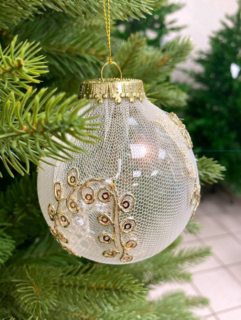 Шар елочный пластиковый [63300]