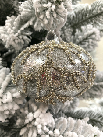 Игрушка елочная стекл. 8см [67336]