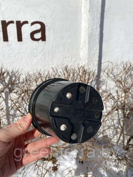 Горшок для рассады круглый литой 0.5л, ø11см, высота 8,5см.