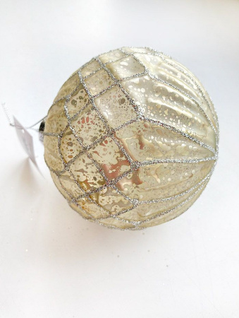 Шар елочный стекл. [5687-8]