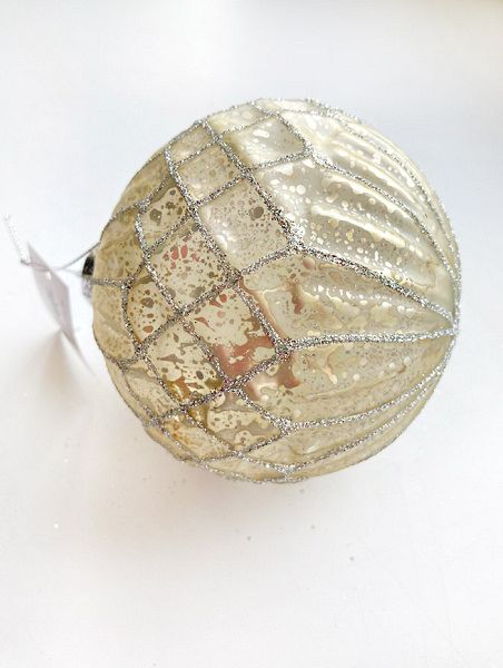 Шар елочный стекл. [5687-8]