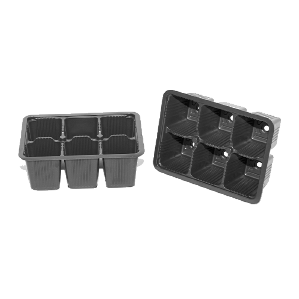 Минипарник с крышкой и кассетой на 6 ячеек