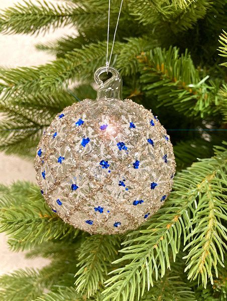 Шар елочный стекл. [62790]