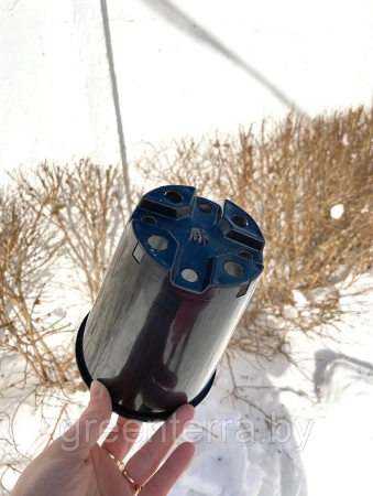 Высокий горшок для роз 1л, ø 11см, высота 13см.