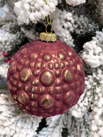 Шар елочный стекл. 10см [20206-10/B19]