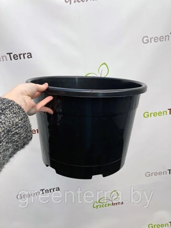 Горшок круглый под саженцы 25л, ø 43см, высота 26 см