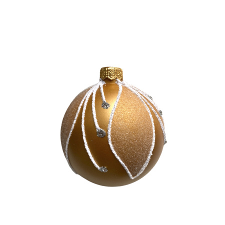 Набор шаров пластик. декор №5 разные цвета, 6см / 8см / 10см Шар пластиковый декорированный