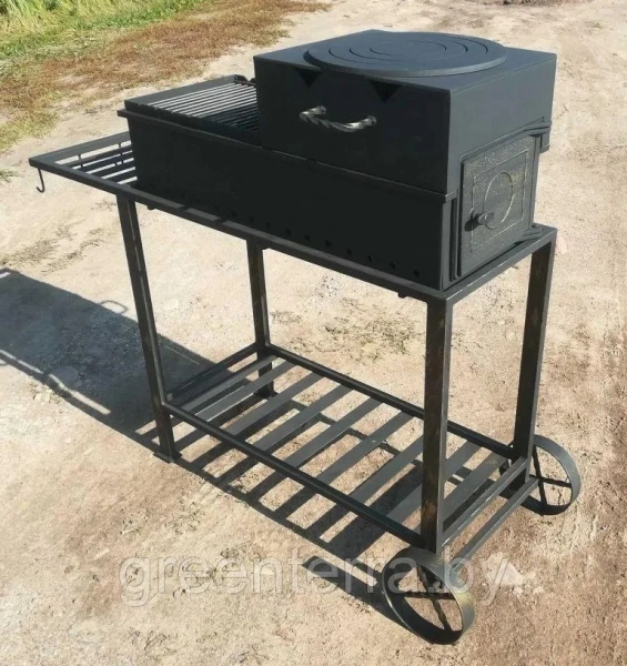 Кованый мангал (барбекю, очаг) "Брюссель"