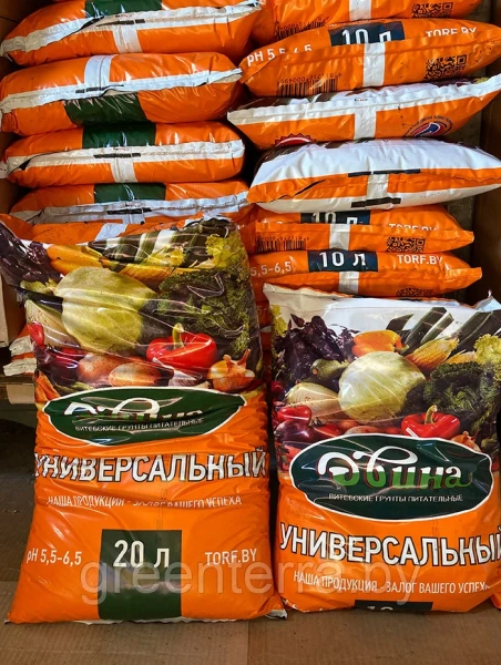 Грунт торфяной питательный "Двина" универсальный, 10 л