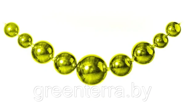 Украшение для больших ёлок "Бусы из шаров" 10, 15, 20см