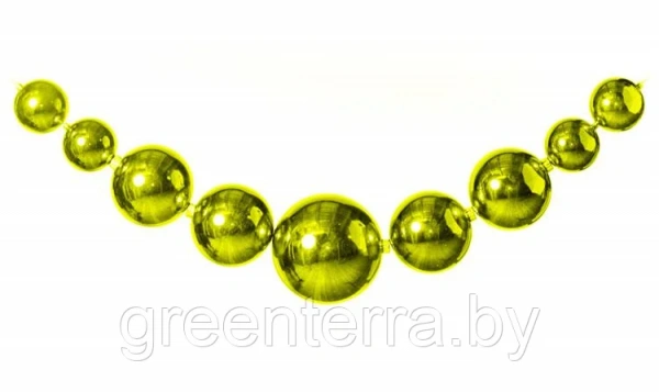 Украшение для больших ёлок "Бусы из шаров" 10, 15, 20см Украшение для больших ёлок "Бусы из шаров" 10, 15, 20см