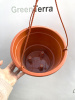 Кашпо Лира подвесное с дренажной вставкой, терра, ø 27см, высота 20.4см, объём 7л. [IK-7]