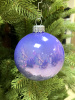 Шар елочный стекл. "Глянцевый" 8 см, [151]