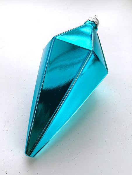 Украшение елочное "Кристалл" бирюза