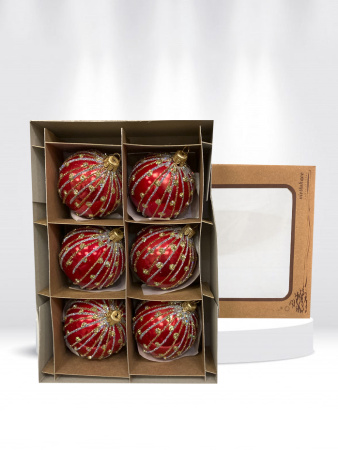 Шар пластиковый декорированный