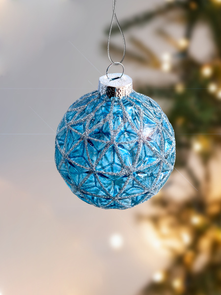 Шар елочный стекл. [0199-8]