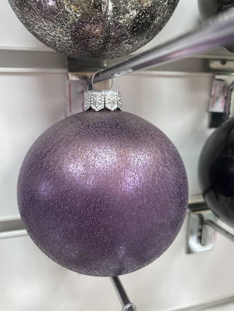 Шар елочный стекл. 8 см, [G-134]