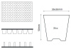 Кассета для рассады, 104 ячейки (31мл)
