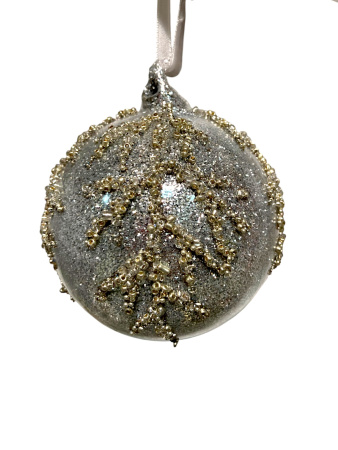 Шар елочный стекл. [67333]