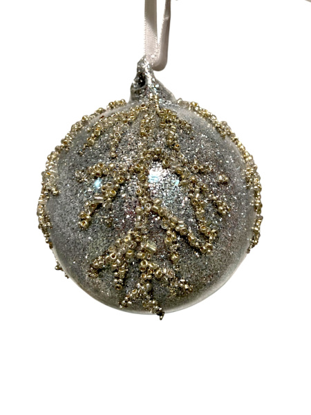 Шар елочный стекл. [67333]