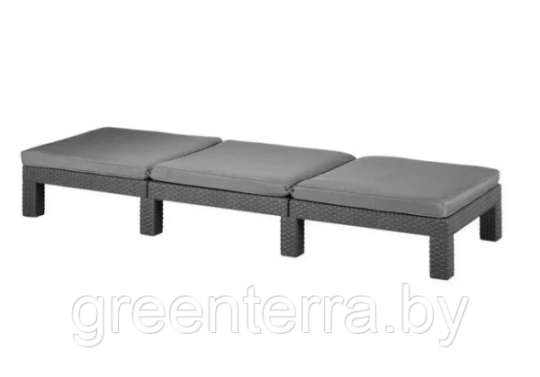 Лежак из искусственного ротанга KETER DAYTONA, графит [252223]