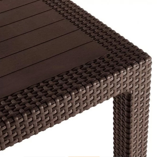 Стол Keter QUARTET 95 JRDBRW-EE STD CU, коричневый [230675]