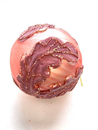 Шар елочный стекл. 10см [0634-13]