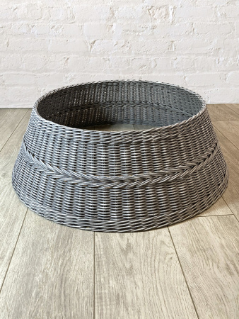 Корзина 75см плетёная под ёлку, разные цвета