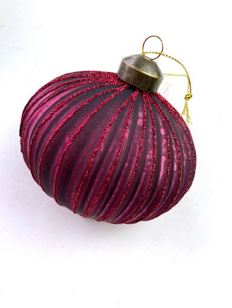 Игрушка елочная стекл. [0624-10]