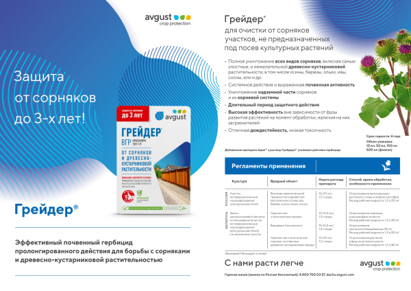 "Грейдер" 10 мл, против любой растительности