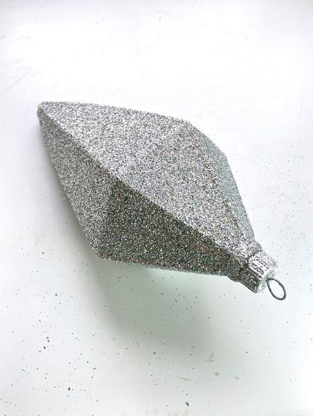 Украшение елочное "Кристалл" серебро