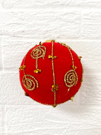 Набор шаров пластик. декор №19 разные цвета, 10см Набор шаров пластик. декор №19 разные цвета, 10см