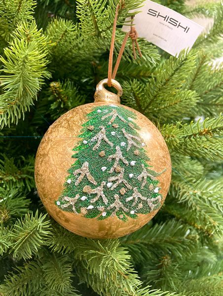 Шар елочный стекл. [63388]