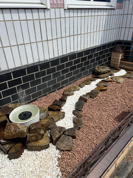 Мрамор галтованный белый фр. 20-40мм (20кг)