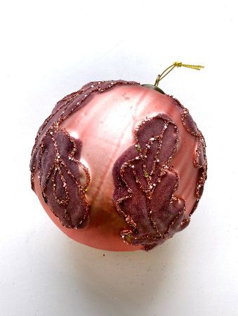 Шар елочный стекл. 10см [0634-13]