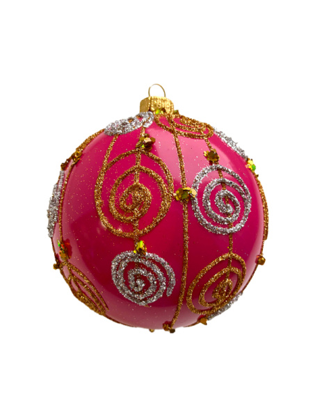 Набор шаров пластик. декор №19 разные цвета, 10см Набор шаров пластик. декор №19 разные цвета, 10см