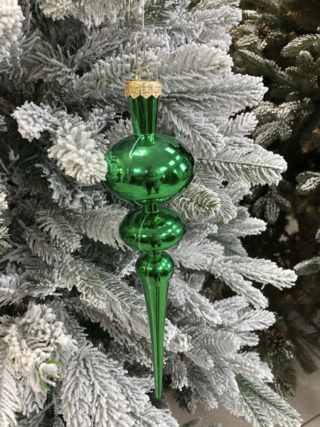 Украшение елочное "Подвес" 28см ЗЕЛЕНЫЙ