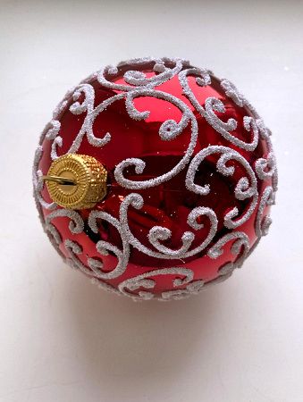 Шар пластиковый декорированный