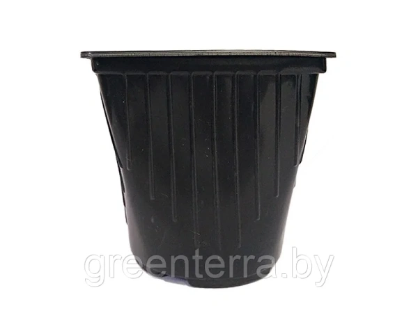 Горшок для рассады квадратный формованный 2 л, 14*14*14 см (круглое дно)