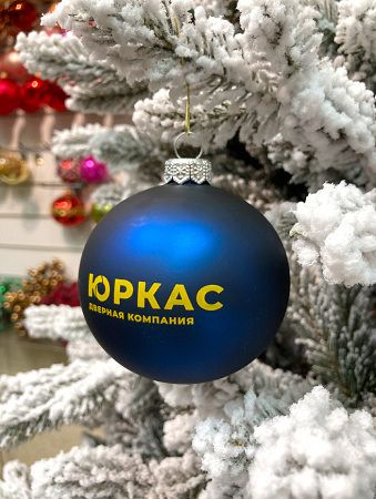 Шары елочные пластиковые для нанесения логотипа