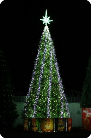 Комплект новогоднего освещения "Тающие сосульки мишура"