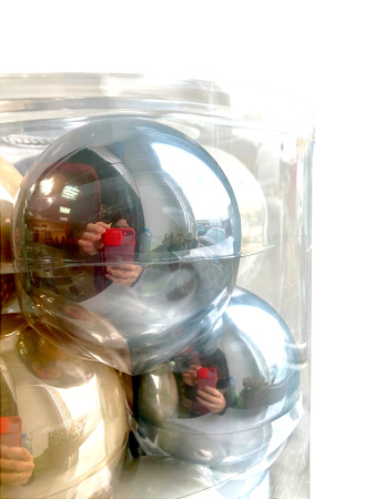 Набор шаров елочных стекл. Летний Ветер 8см, 16шт [2000176]