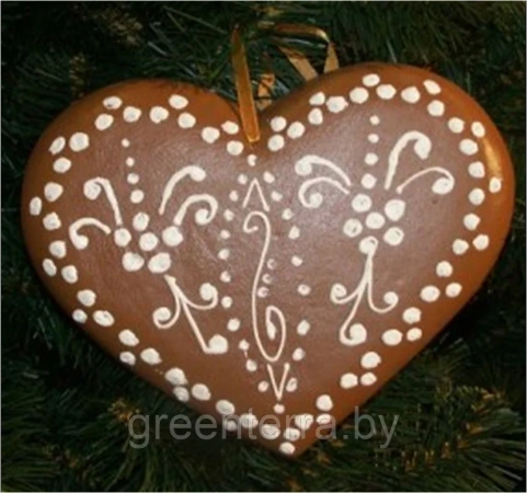 Украшение для больших елок "Пряник" 25 см