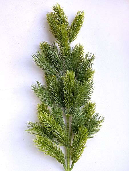 Украшение елочное "Ветка еловая литая большая" 64см [BRS-H201631A]