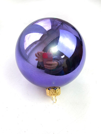 Шары пластиковые, фиолетовый глянец Шары пластиковые, фиолетовый глянец