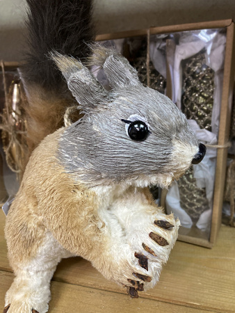 Украшение елочное Белка 33x15x23 см [67580]